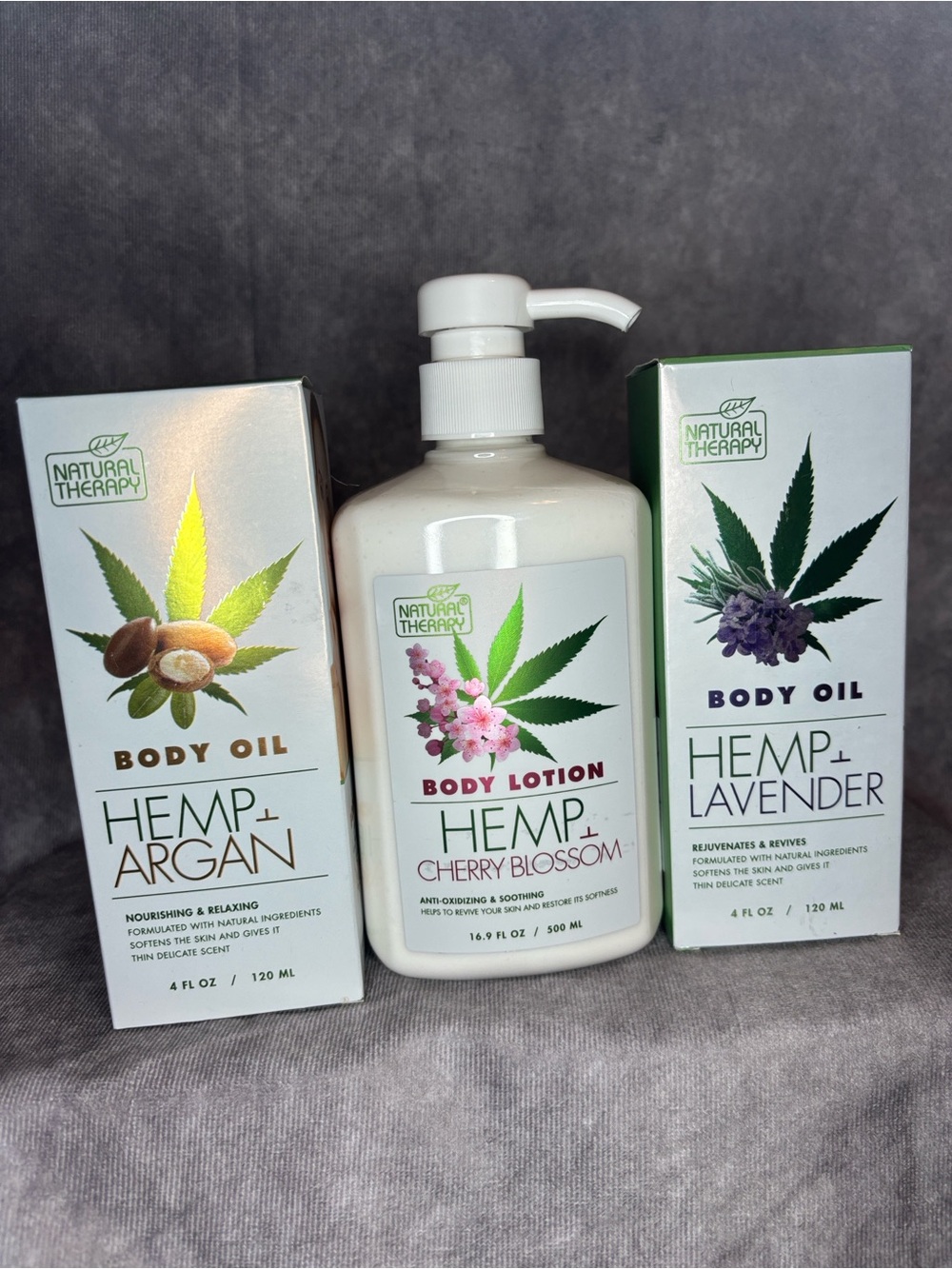 Natural therapy Hemp Cherry Blossom Body Lotion - body oil